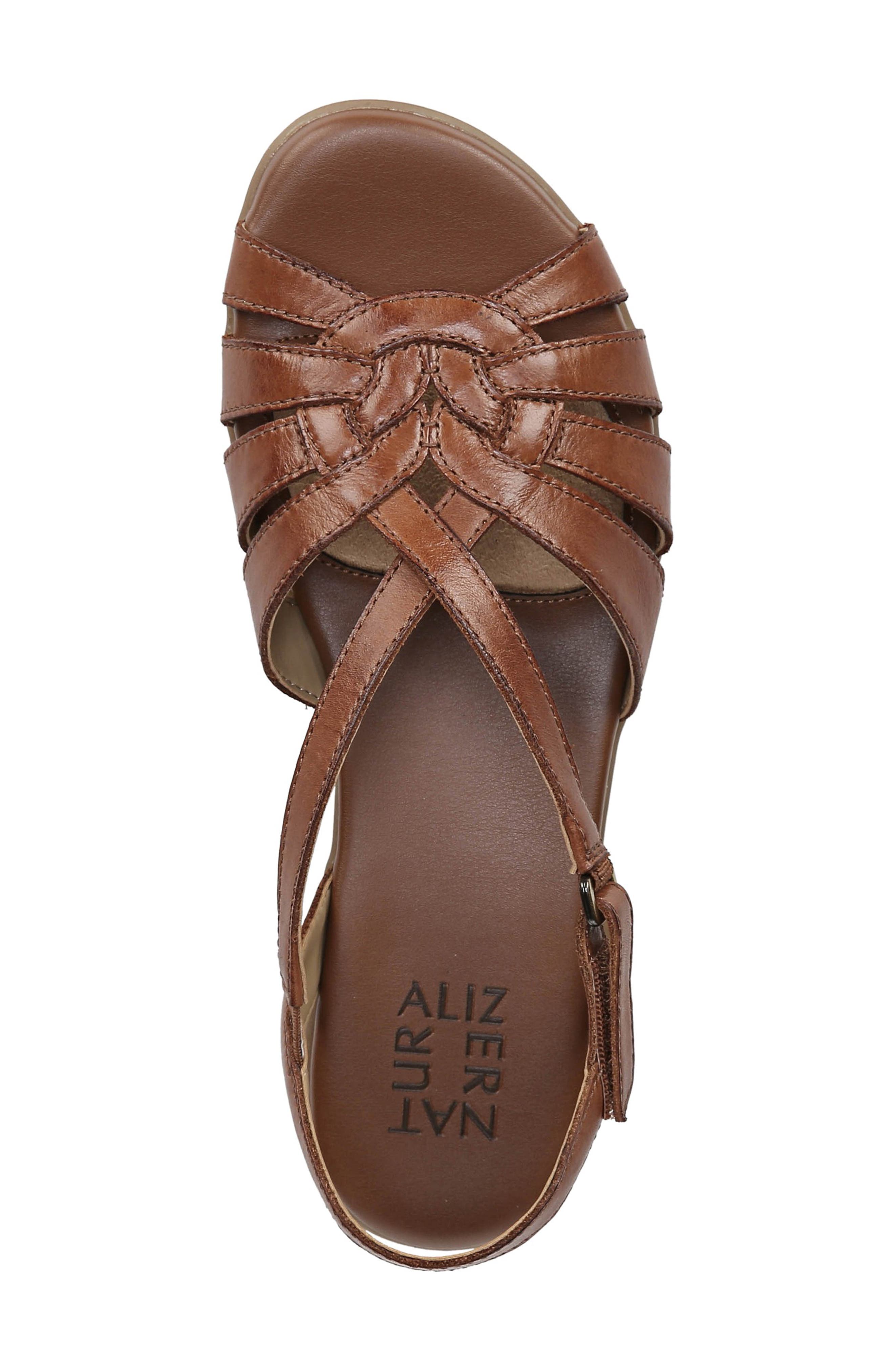 Neka Sandal, Alternate, color, SADDLE TAN LEATHER