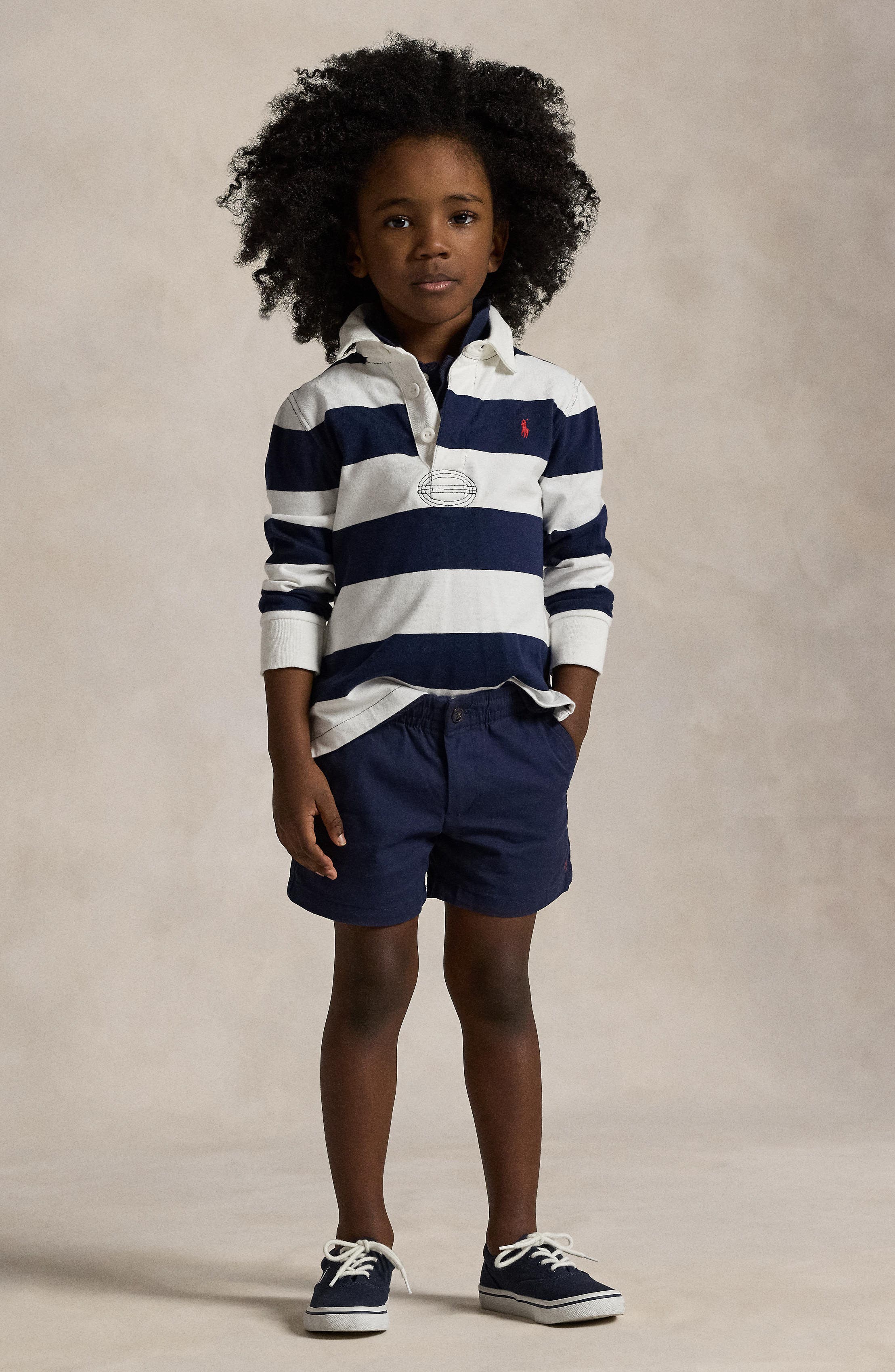 Детские Polo Ralph Lauren Kids' Prepster Stretch Cotton Twill Shorts — фото 5