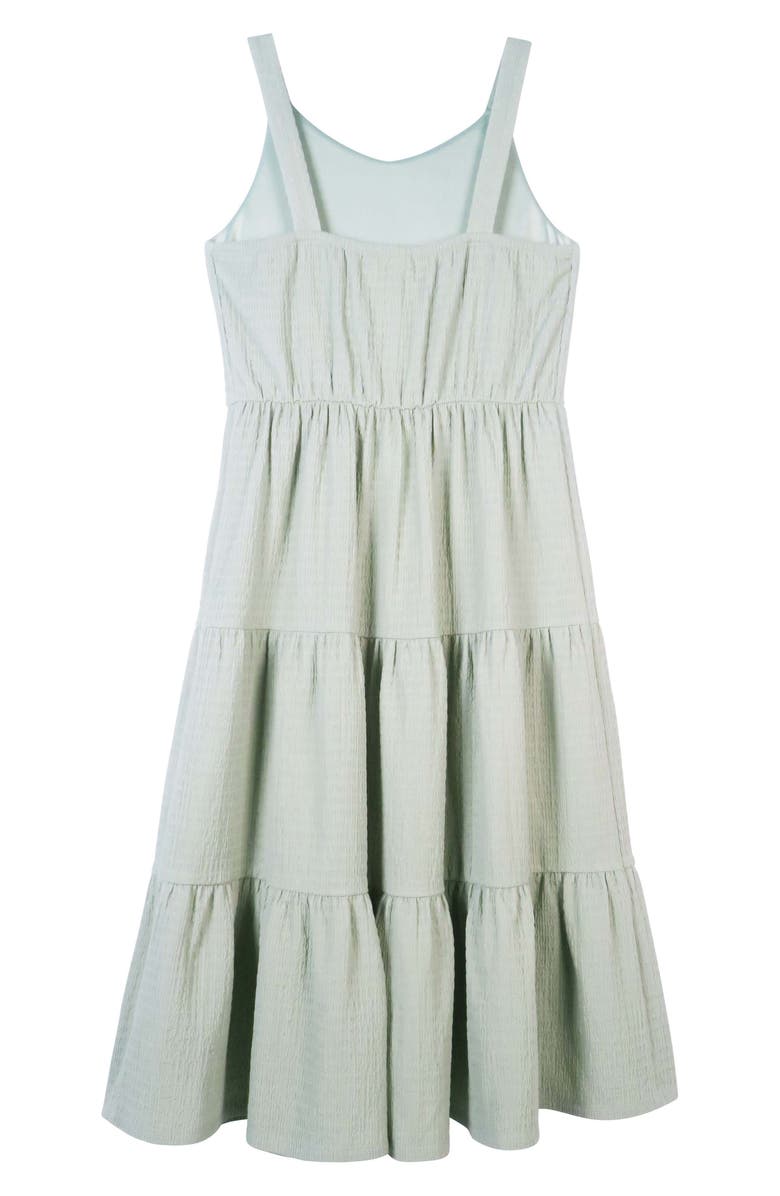 Zunie Kids' Tiered Knit Maxi Dress, Alternate, color,
