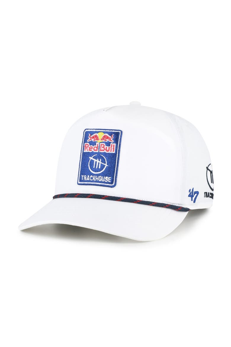 Men's '47  White Connor Zilisch Driver Hitch Rope brrr° Adjustable Hat, Alternate, color, White