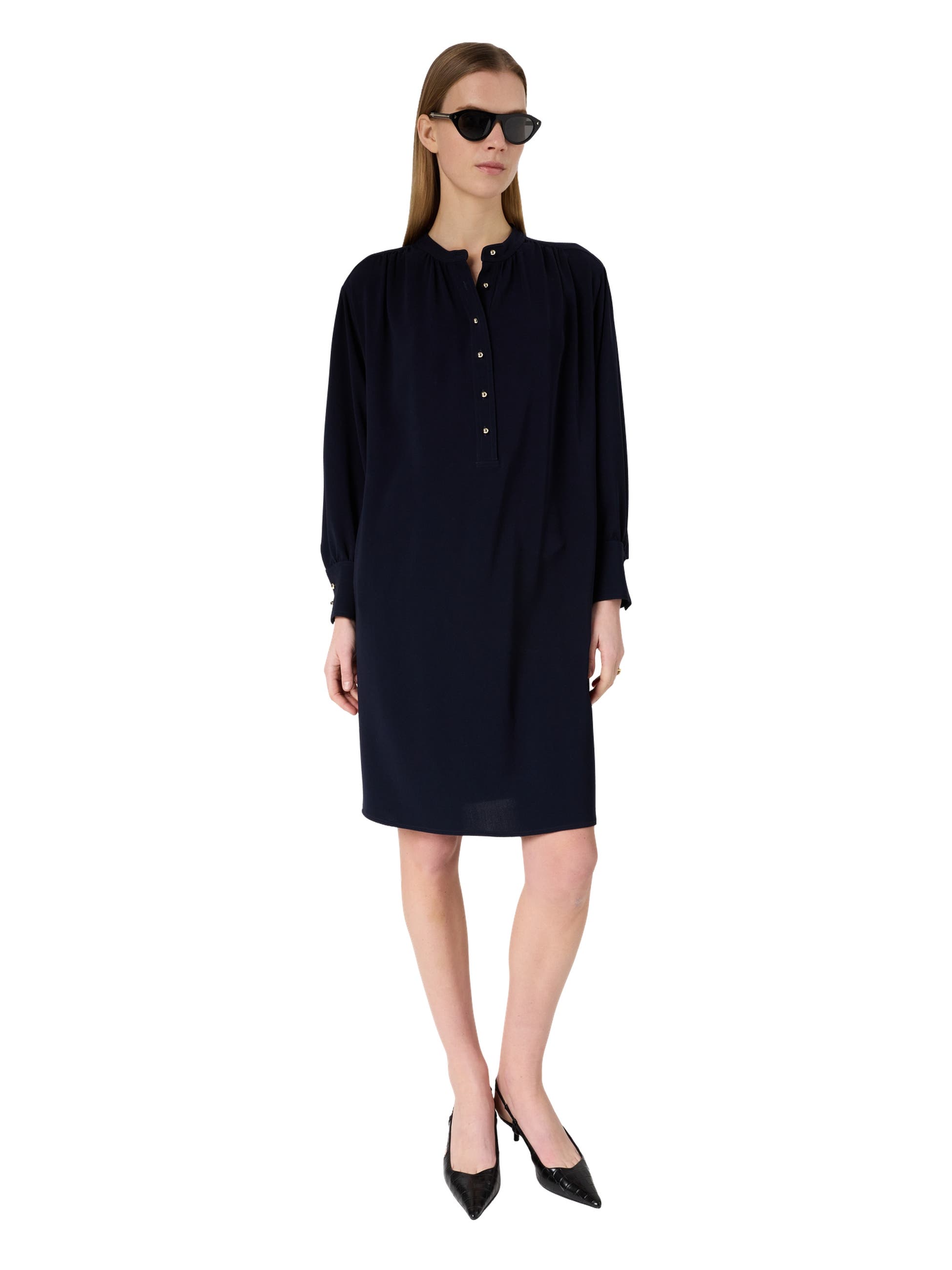 Rosine Belted Shirt Dress