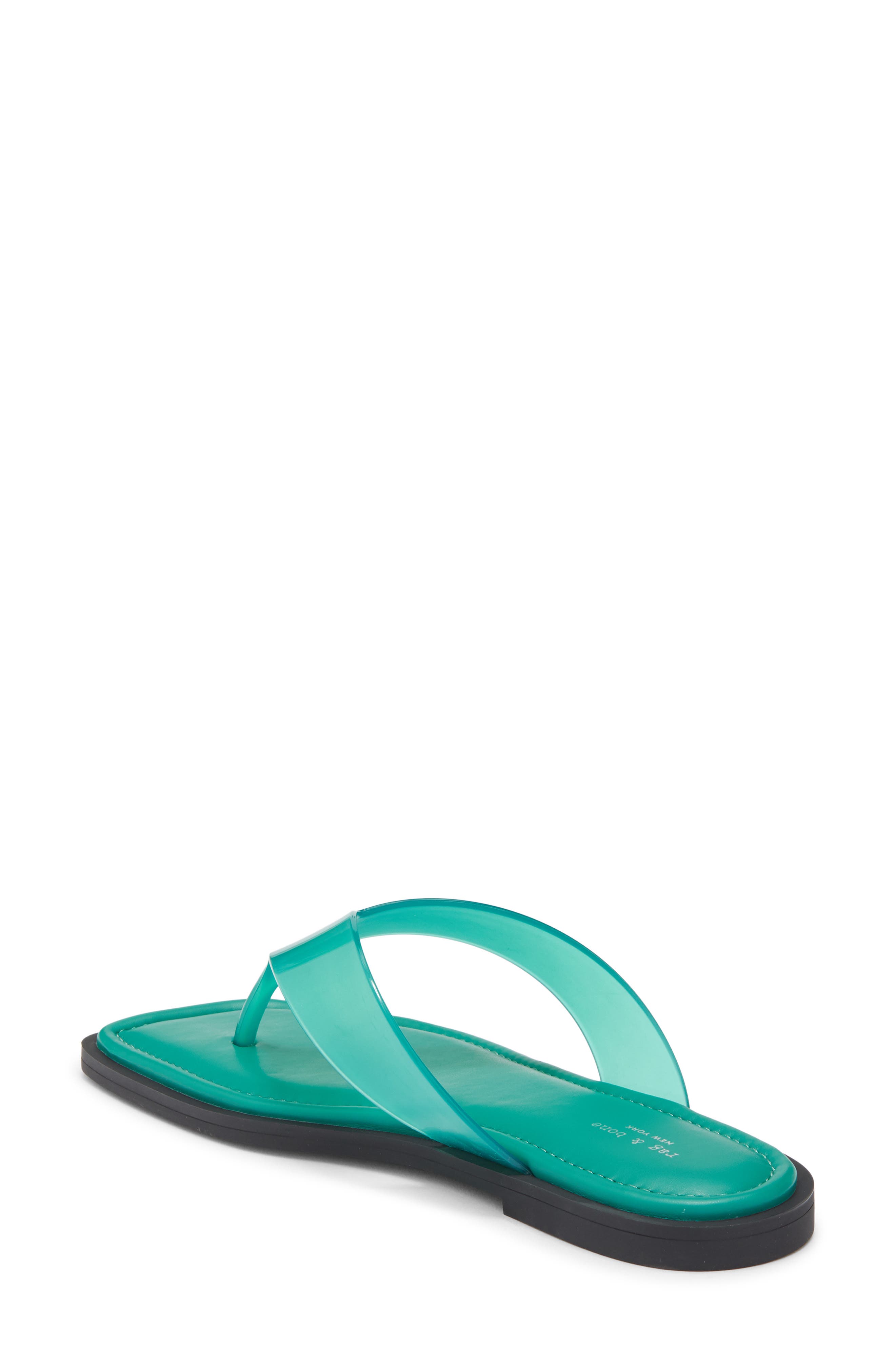 Gracie Jelly Flip Flop, Alternate, color, EMERALD