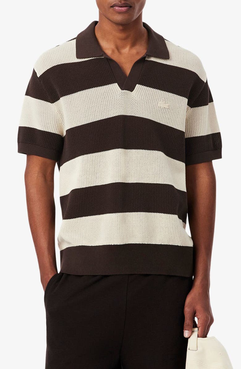 Lacoste Summer Pack Polo Sweater, Main, color, Naturel Clair/ Buffalo