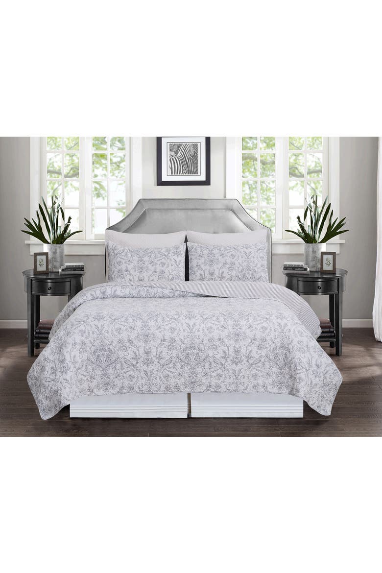 Callahan Songbirds Quilt Bedding Collection, Alternate, color, Purple