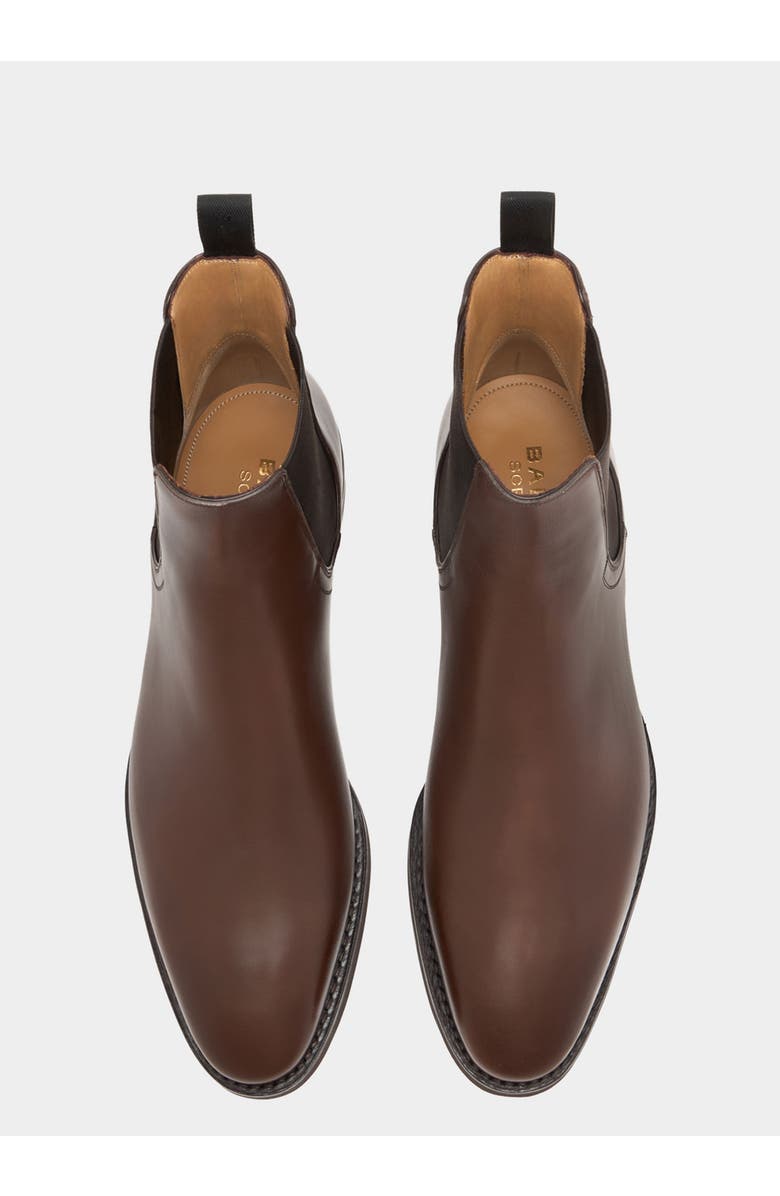 Bally Scribe Un Bootie in Calf Leather, Alternate, color, Brown