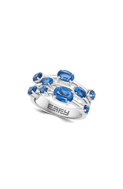 Sterling Silver London Blue Topaz Ring