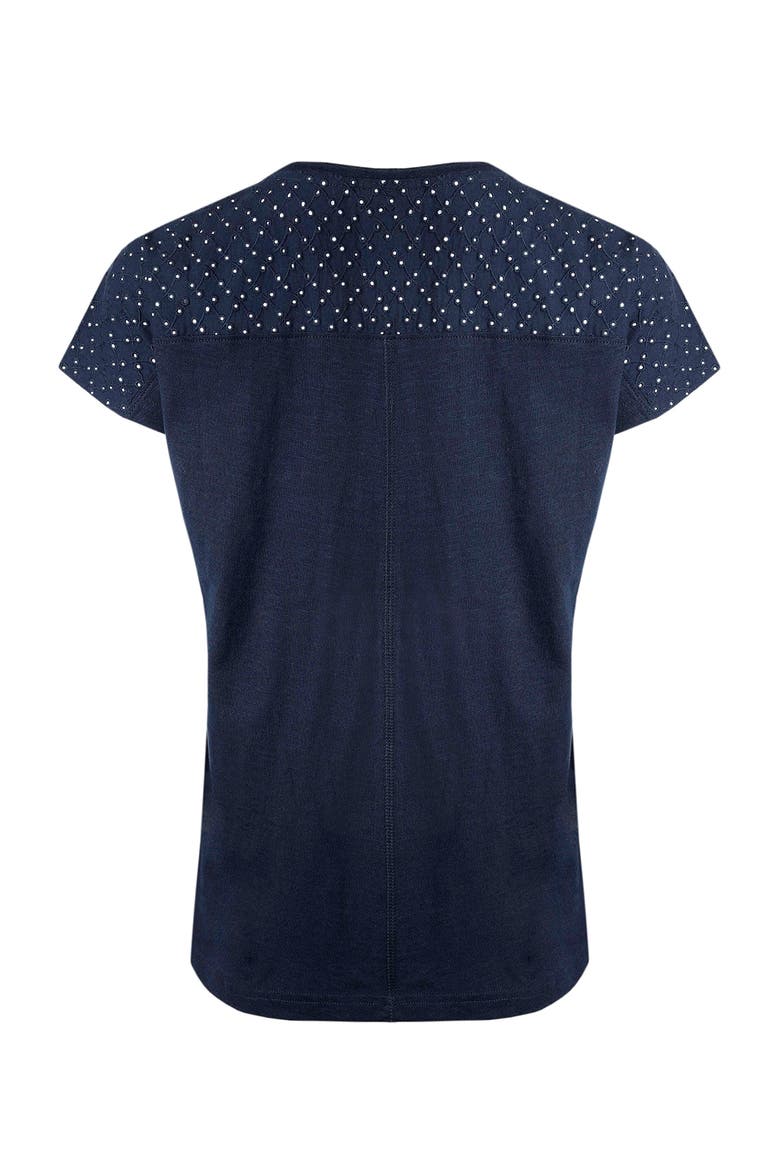 Pernille Cutaway T-Shirt, Alternate, color, Navy