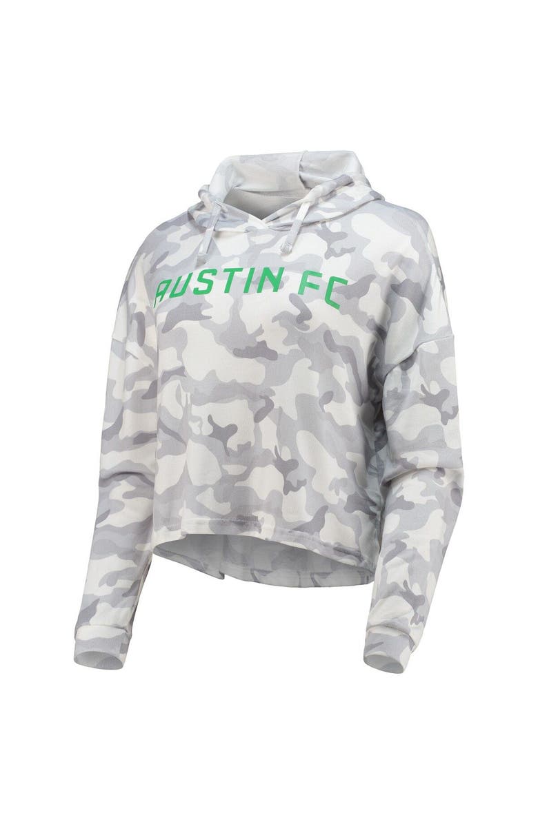 CONCEPTS SPORT Women's Concepts Sport Gray Austin FC Composite Hoodie T-Shirt, Alternate, color, Gray