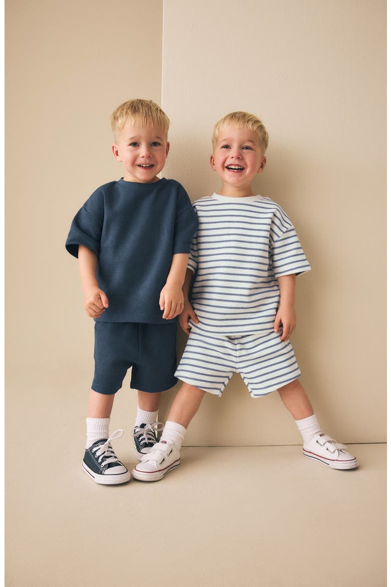 Kids' 2-Pack Assorted T-Shirts & Shorts Set, Alternate, color, BLUE