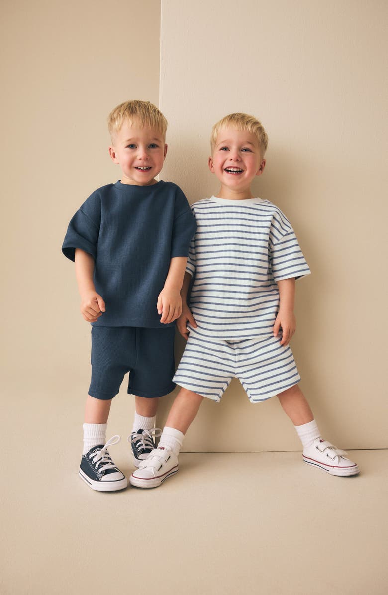 NEXT Kids' 2-Pack Assorted T-Shirts & Shorts Set, Alternate, color, Blue