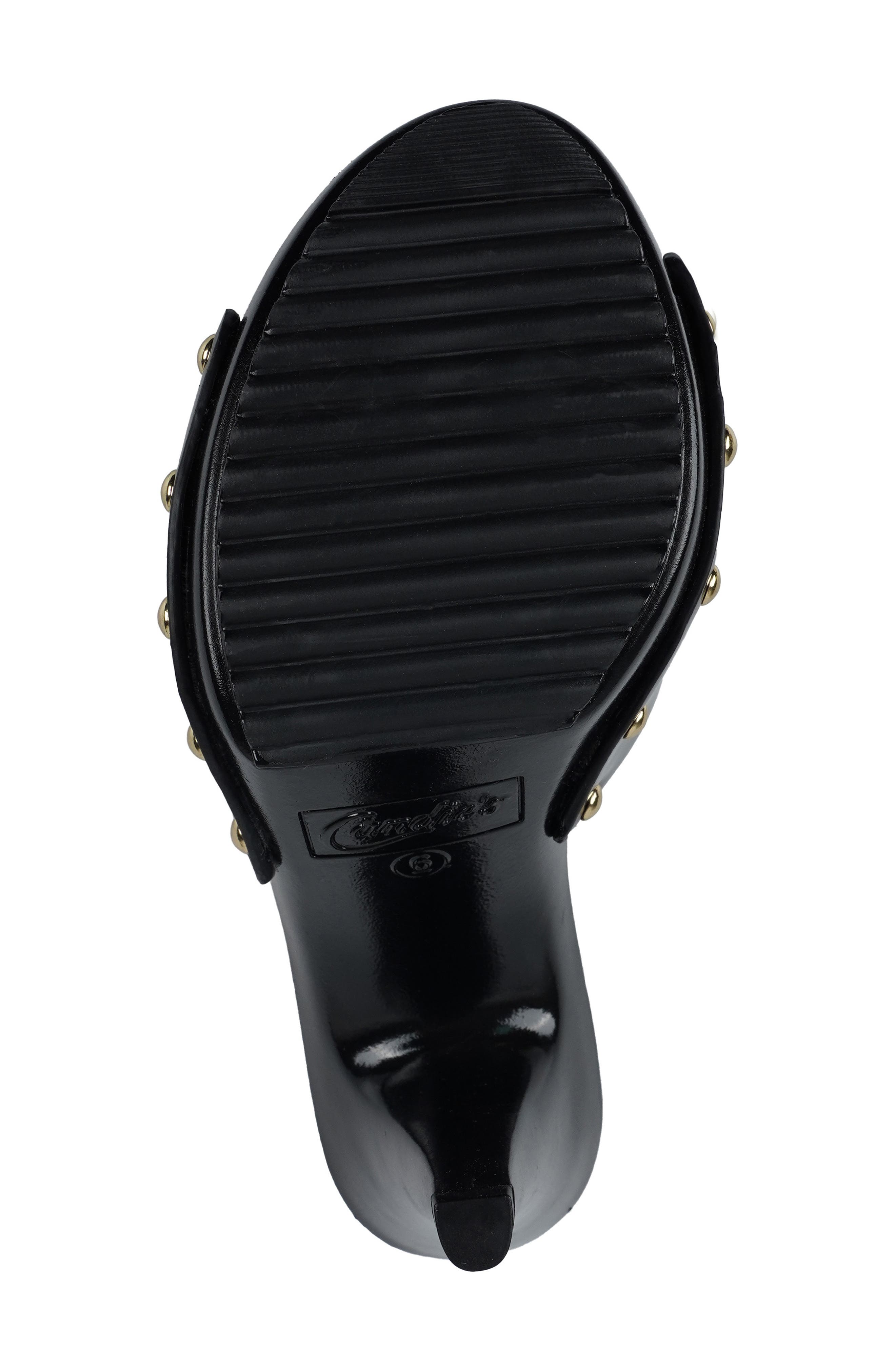 Candie's Lorenna Platform Sandal, Alternate, color, Black