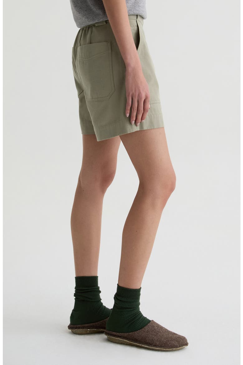 Century Stretch Cotton Shorts, Alternate, color, SULFUR SPRUCE GREEN
