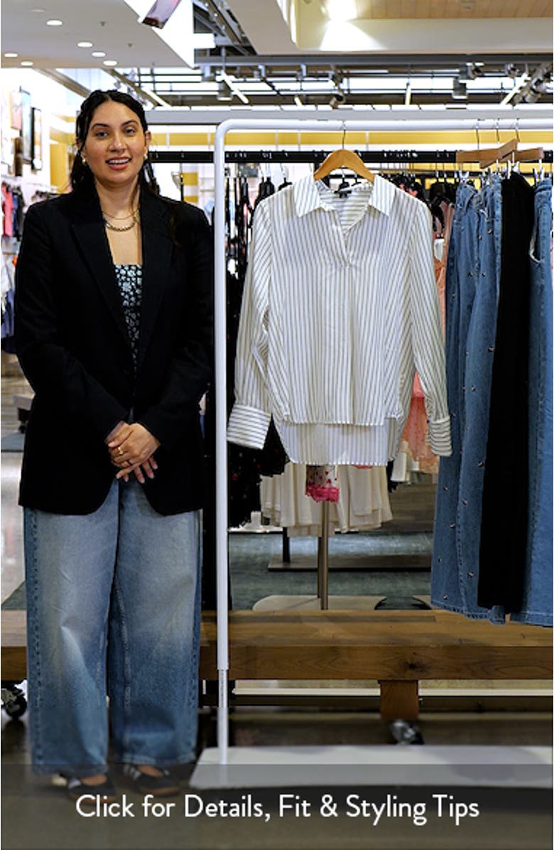 Stripe Johnny Collar Shirt, sales video thumbnail