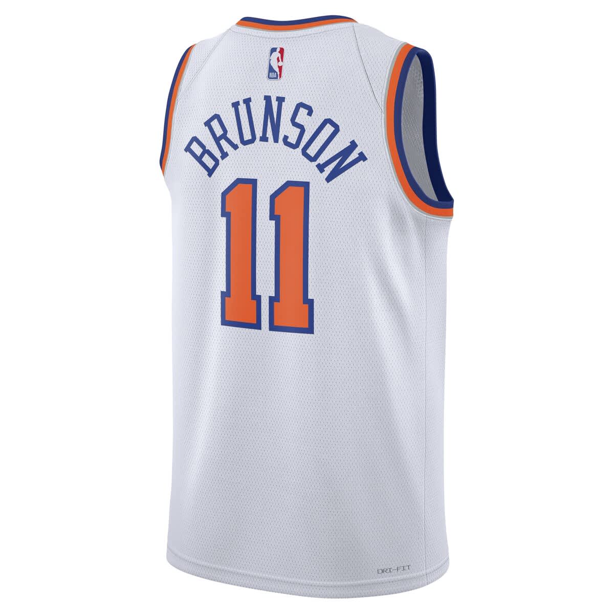 Unisex Nike Jalen Brunson White New York Knicks Swingman Jersey