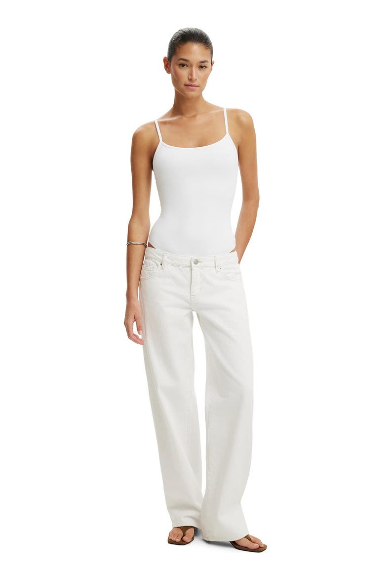 Women's Hold Me Bodysuit, Alternate, color, White
