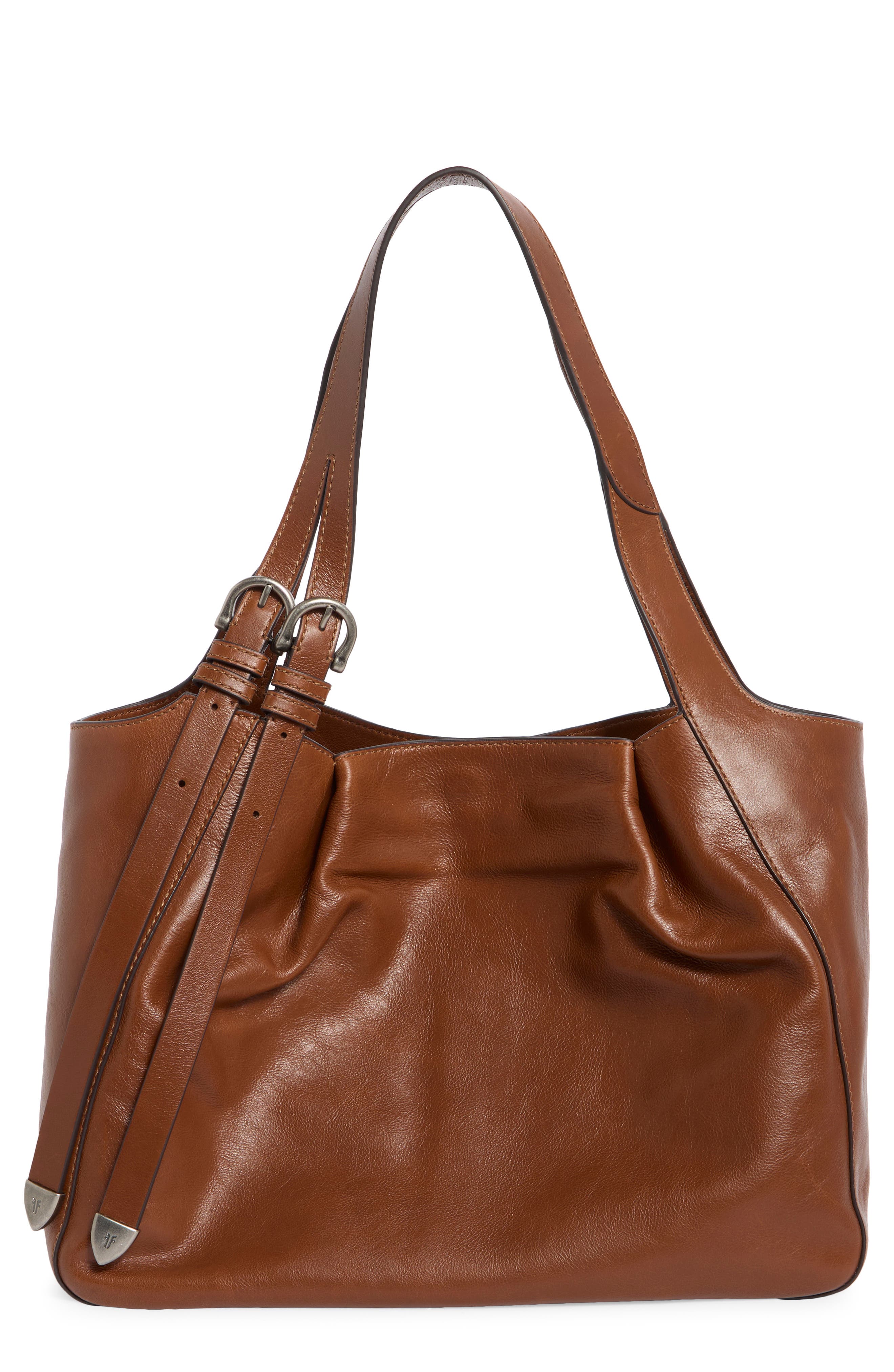 Heather Leather Tote Bag