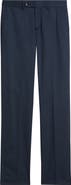 Berle Trim Fit Flat Front Lyocell & Cotton Twill Chinos