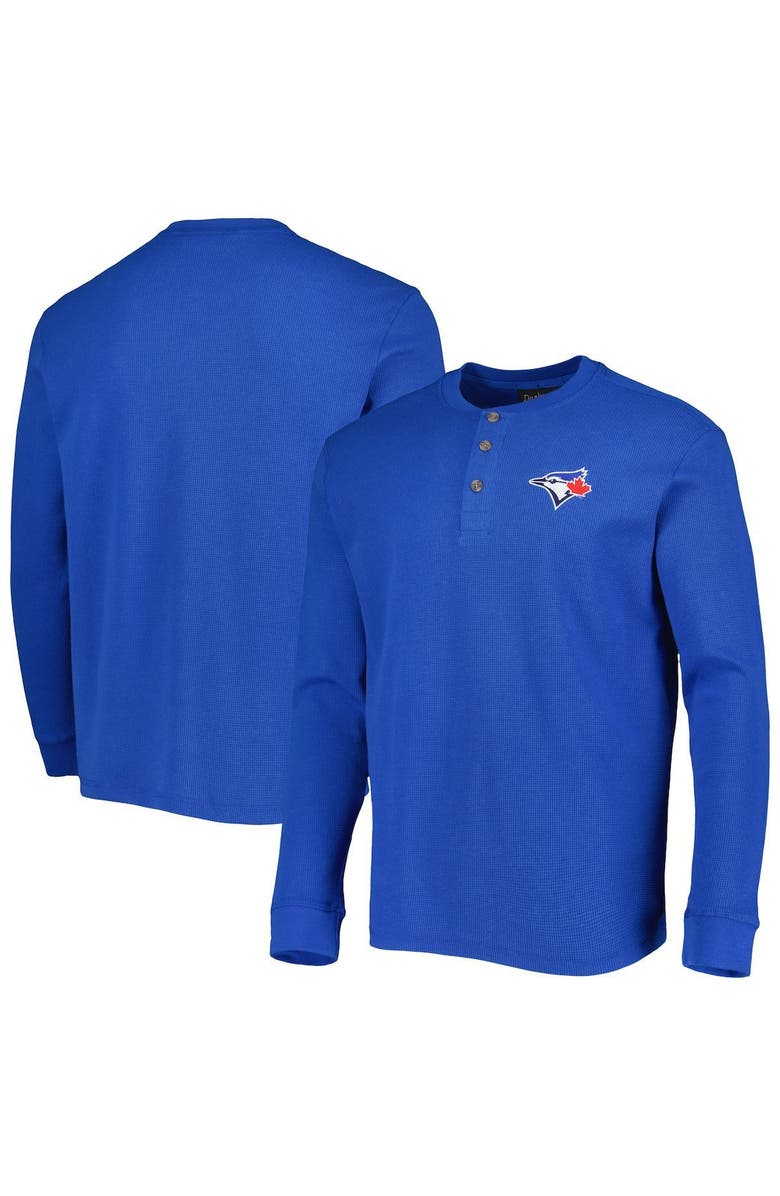 DUNBROOKE Men's Dunbrooke Toronto Blue Jays Royal Maverick Long Sleeve T-Shirt, Main, color, 
