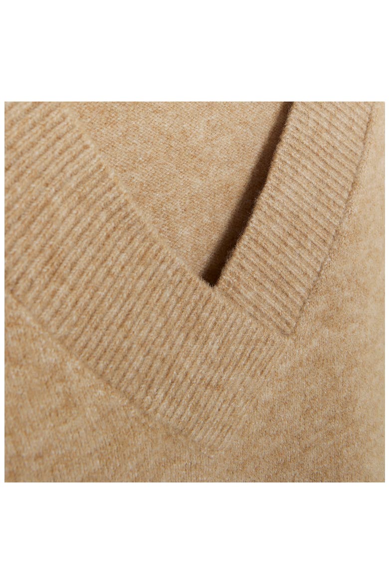 V-Neck Sweater, Alternate, color, BEIGE