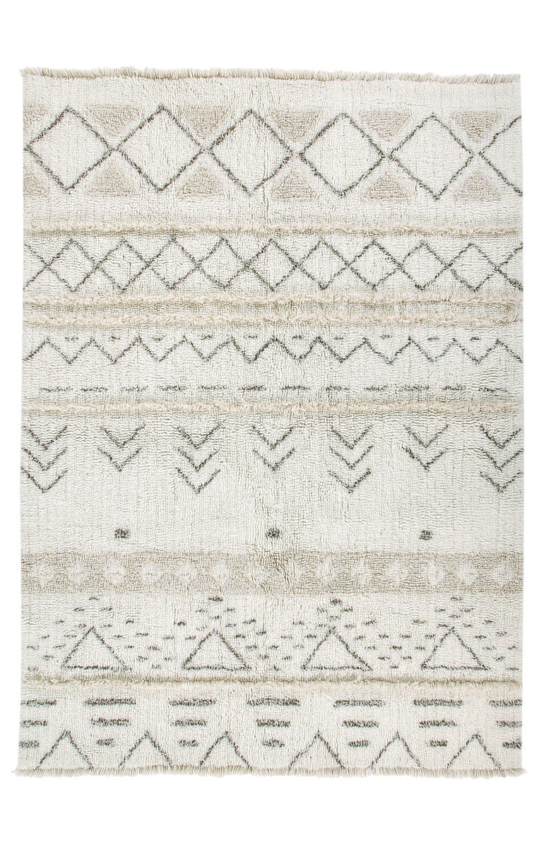 Lorena Canals Lakoda Washable Wool Rug, Main, color, Pastel