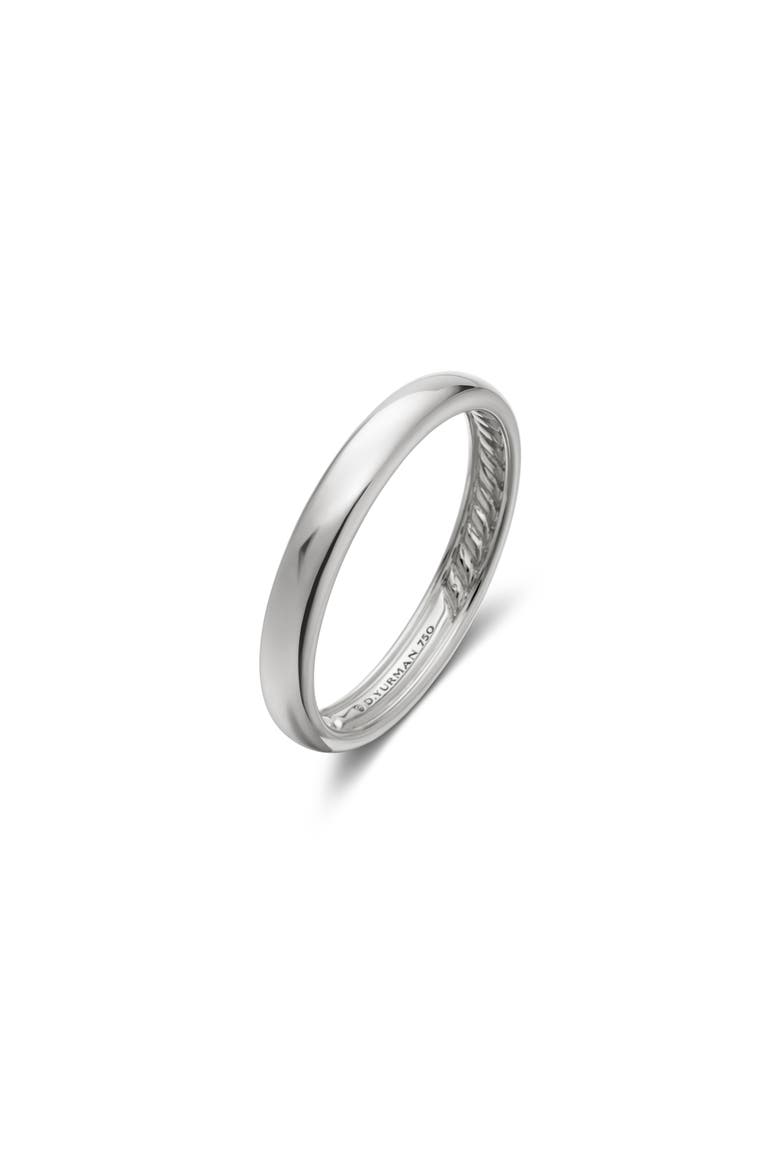 Classic Band in 18K Gold, Alternate, color, WHITE GOLD