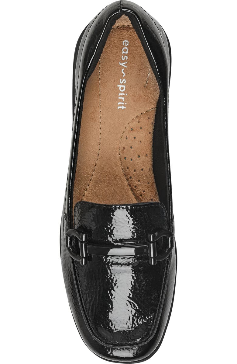 Easy Spirit Andra Bit Loafer, Alternate, color, Black Patent