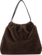 MANGO Faux Fur Shoulder Bag