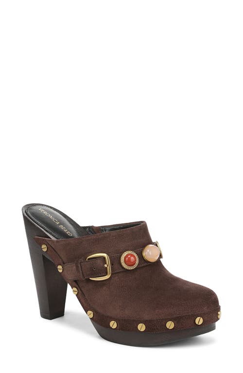 Veronica Beard Giana Charms Platform Clog In Brown