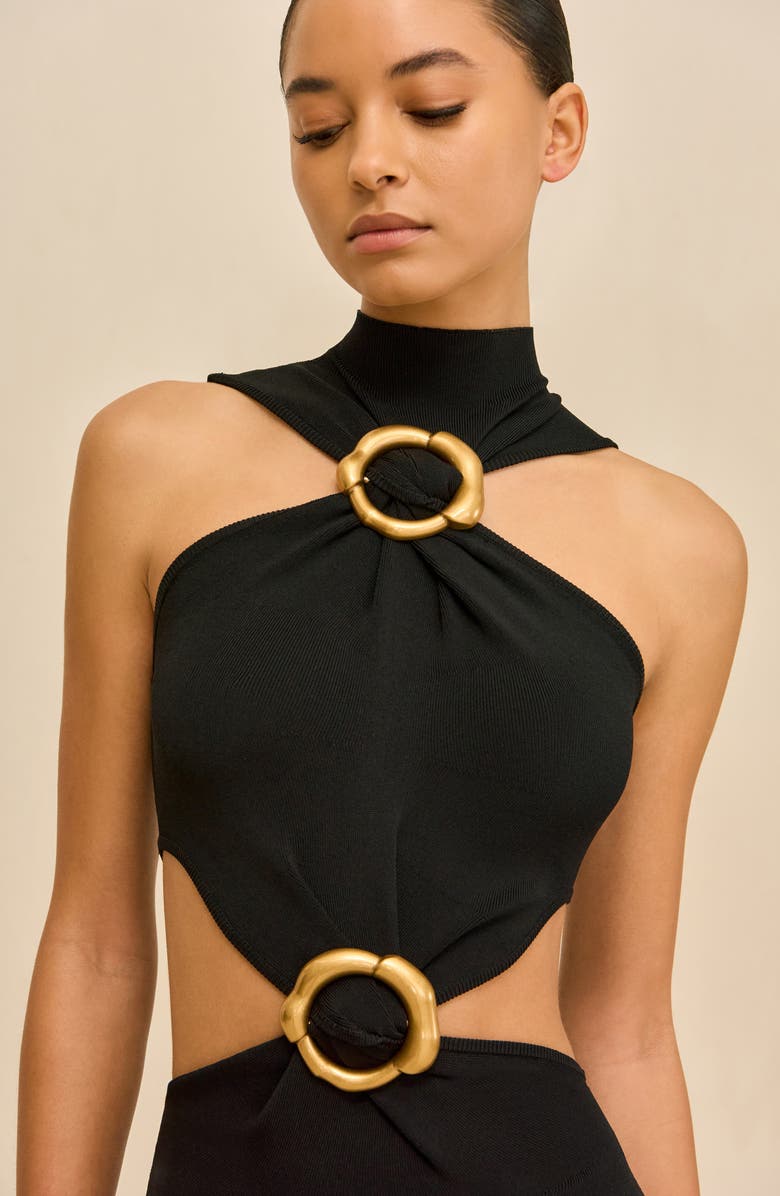 Cult Gaia Ambar Cutout Sleeveless Dress, Alternate, color,