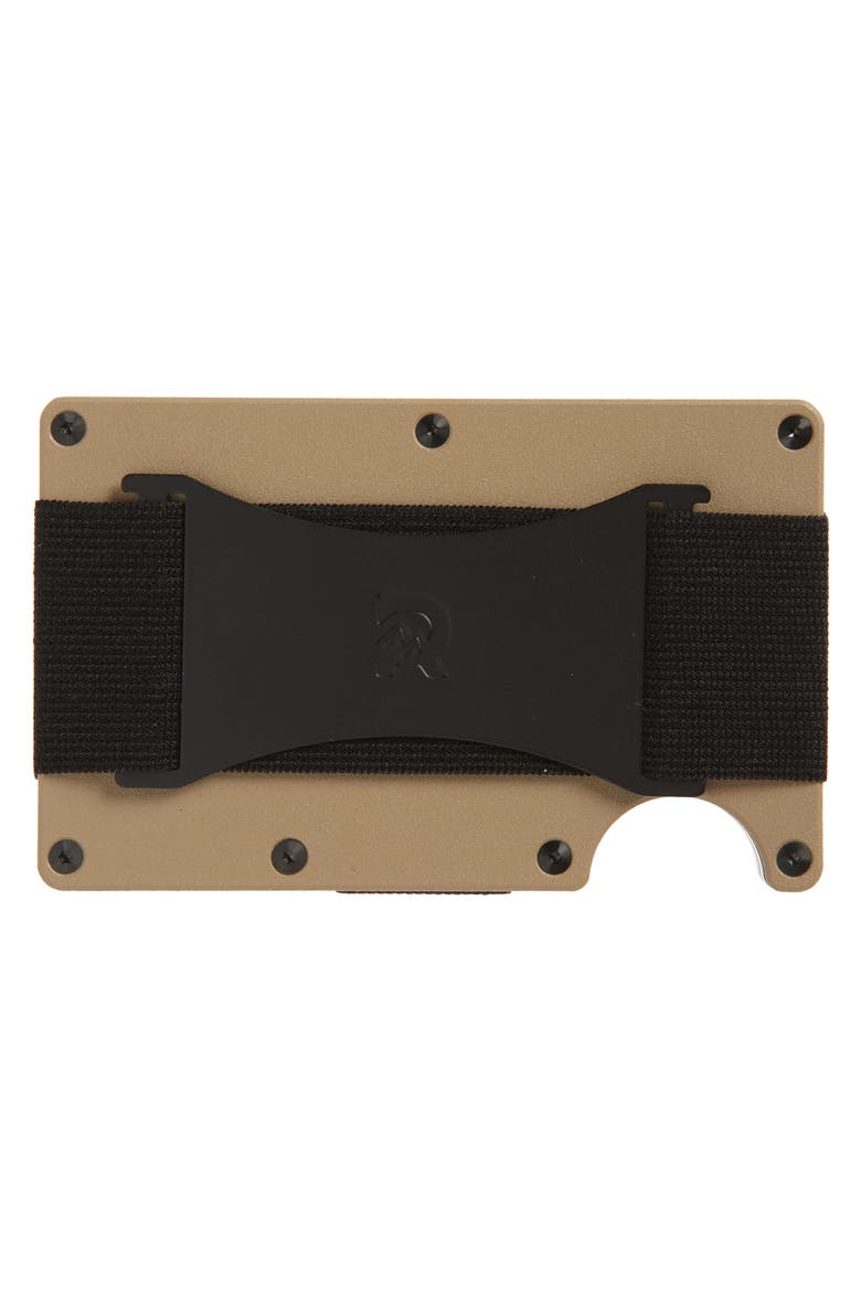 Metal Aluminum RFID Cash Strap, Alternate, color, MOJAVE TAN