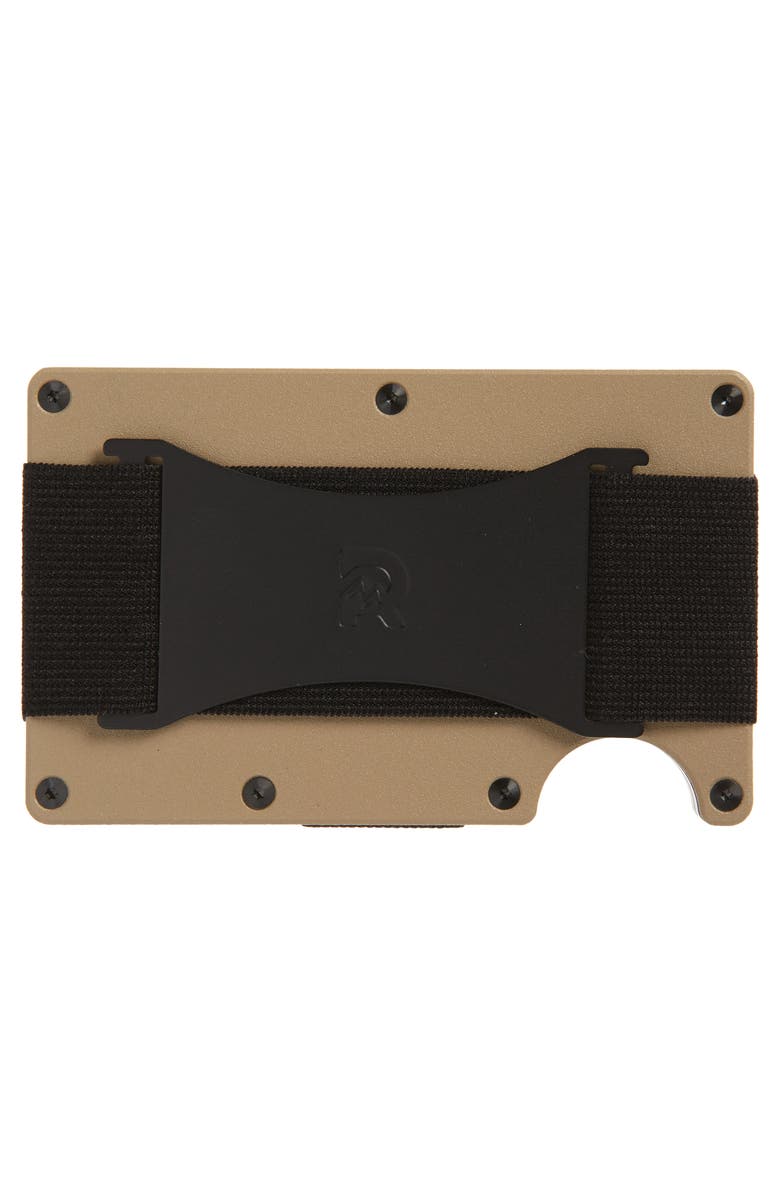 the Ridge Metal Aluminum RFID Cash Strap, Alternate, color, Mojave Tan