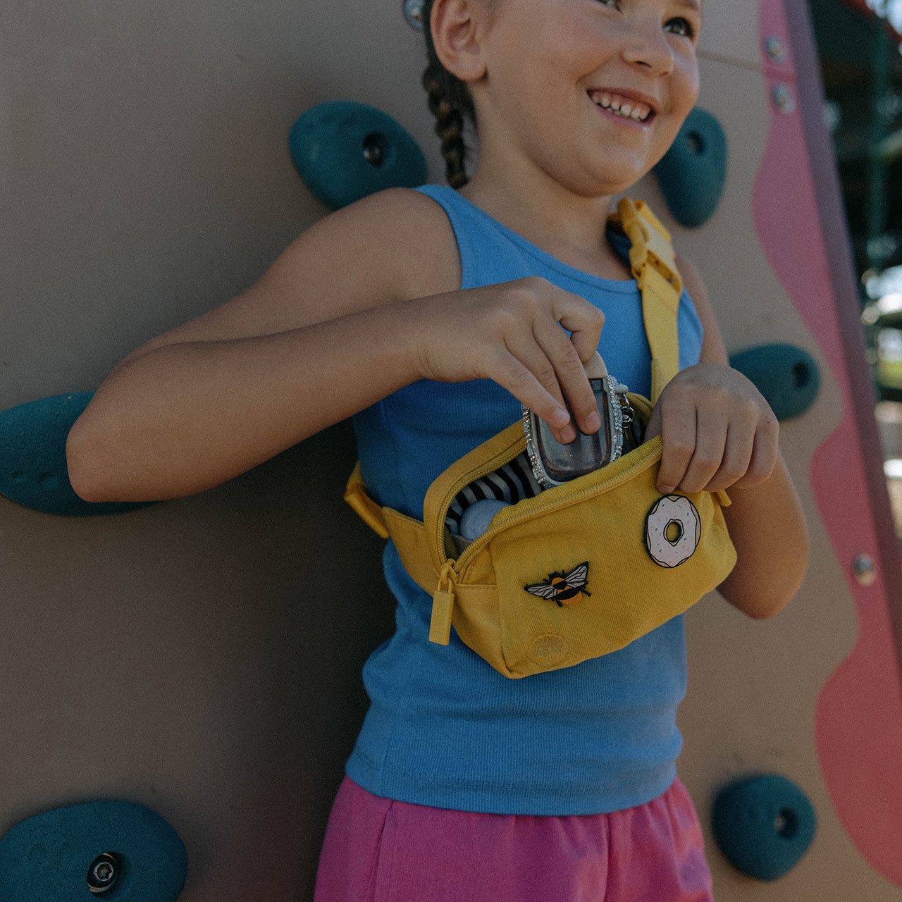 Kid Belt Bag, Alternate, color, Canary