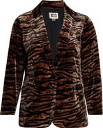 Anne Klein One-Button Notched Collar Blazer