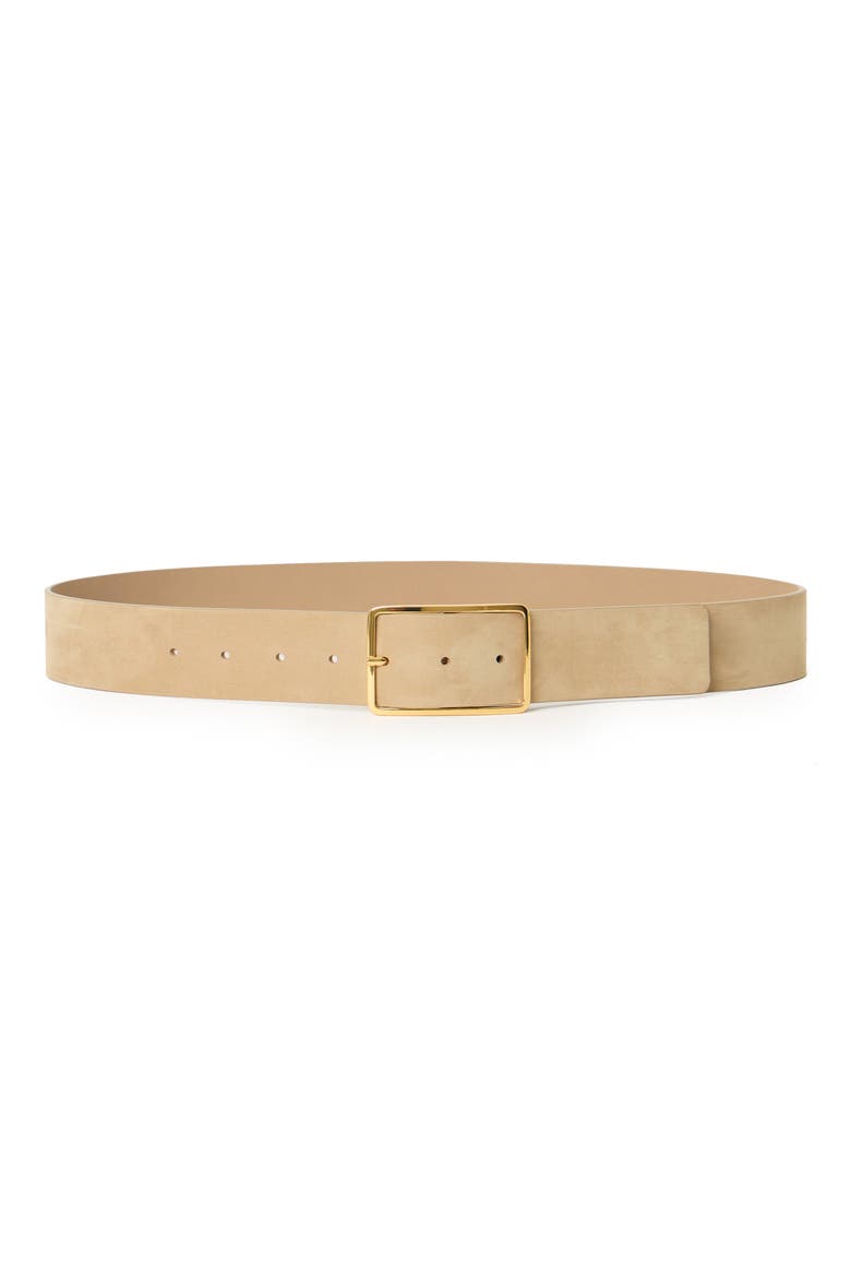 Milla Nubuck Belt, Main, color, MACCHIATO GOLD