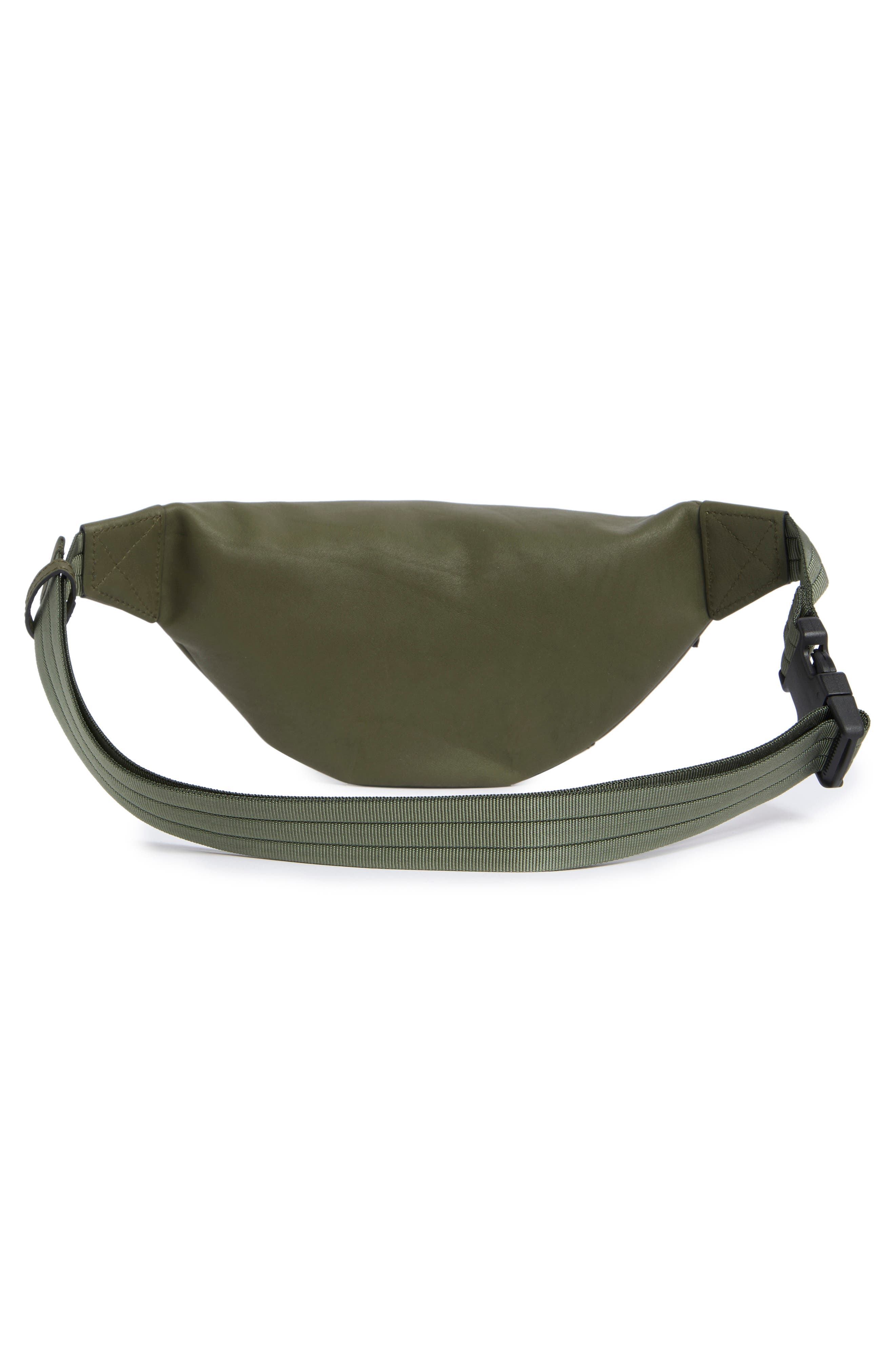 Longchamp 3D Leather Belt Bag, Alternate, color, Khaki