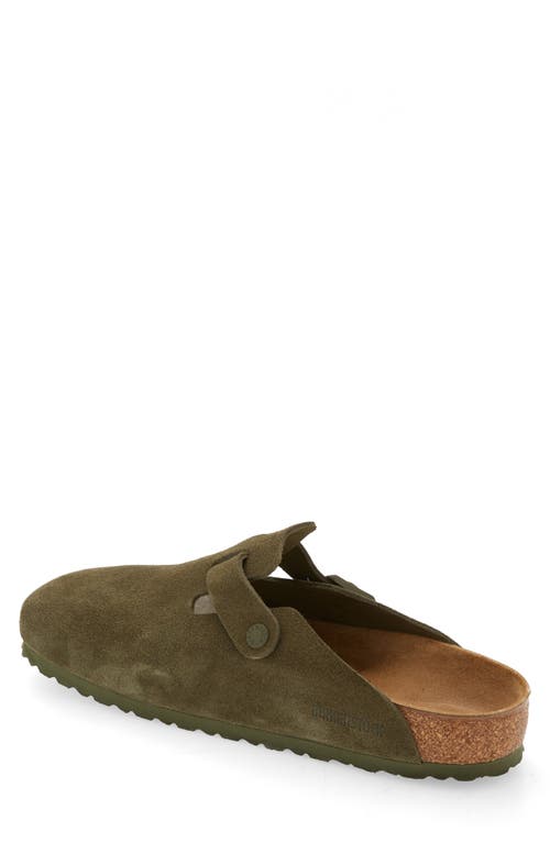 Birkenstock Boston Soft Clog In Green