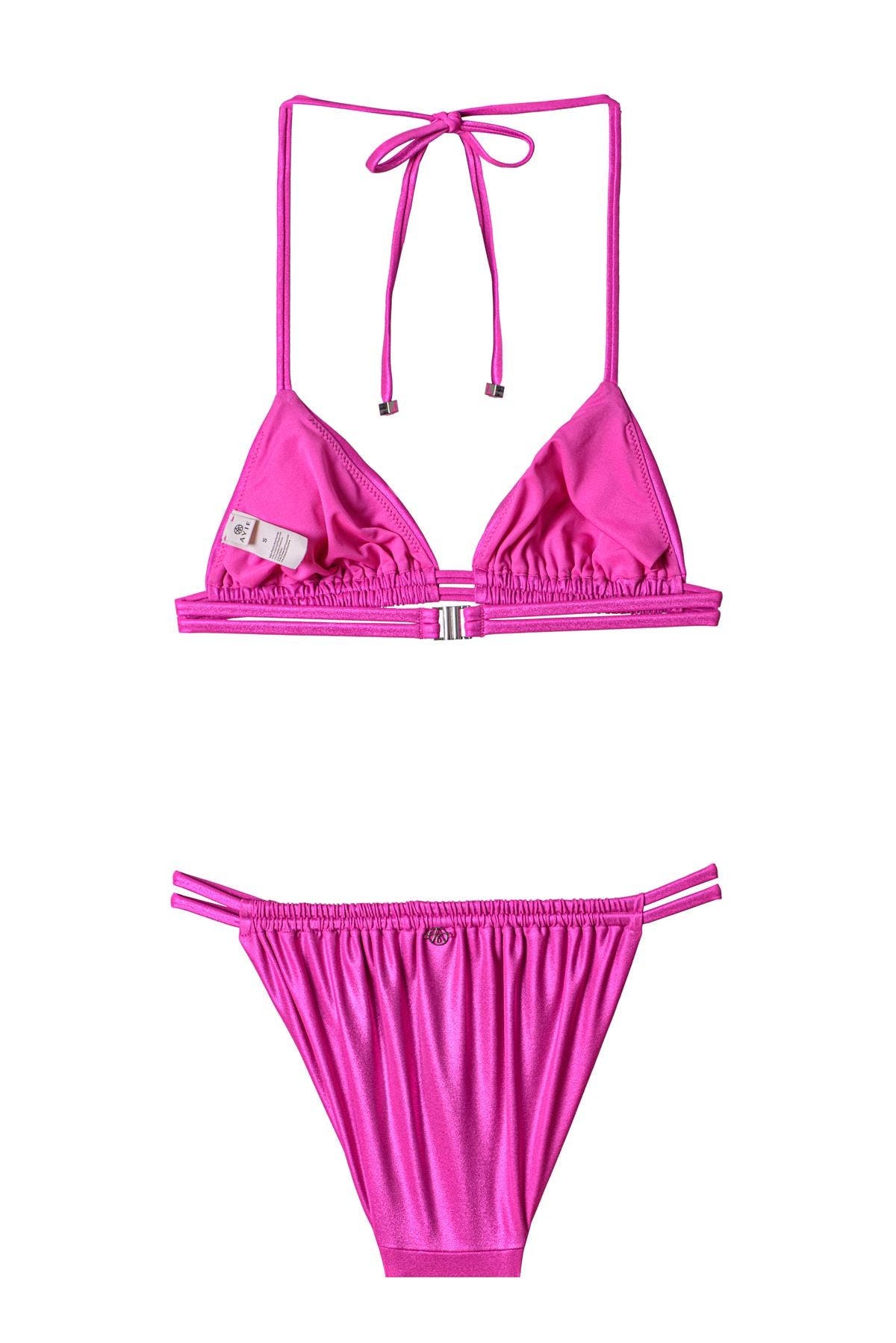 Ayje Mykonos Shimmer Triangle Bikini Set (Women) | Nordstrom