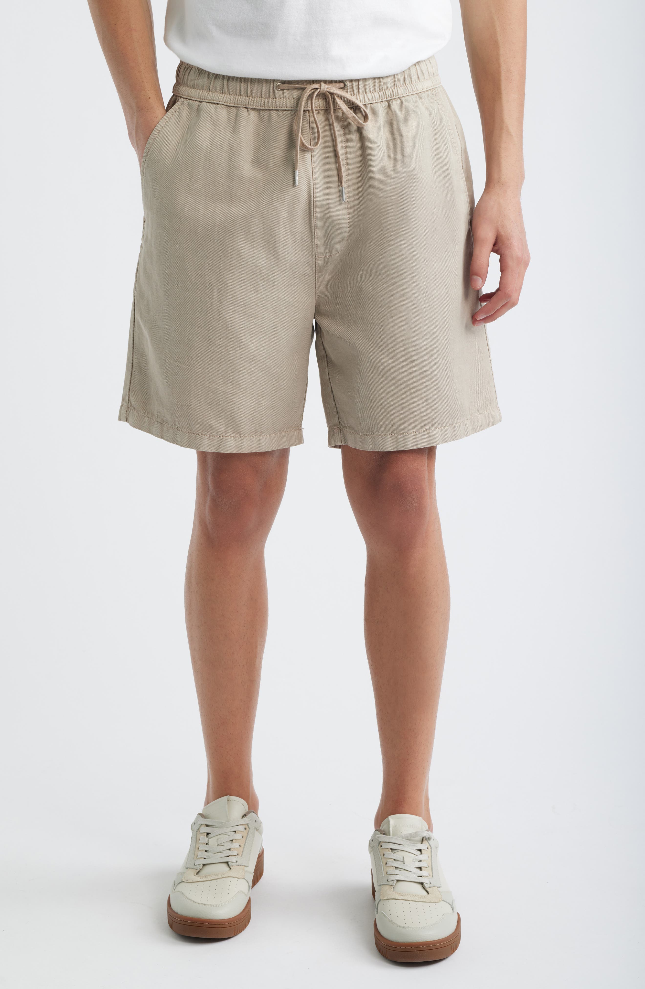 Folgate Cotton & Linen Twill Shorts - image 3