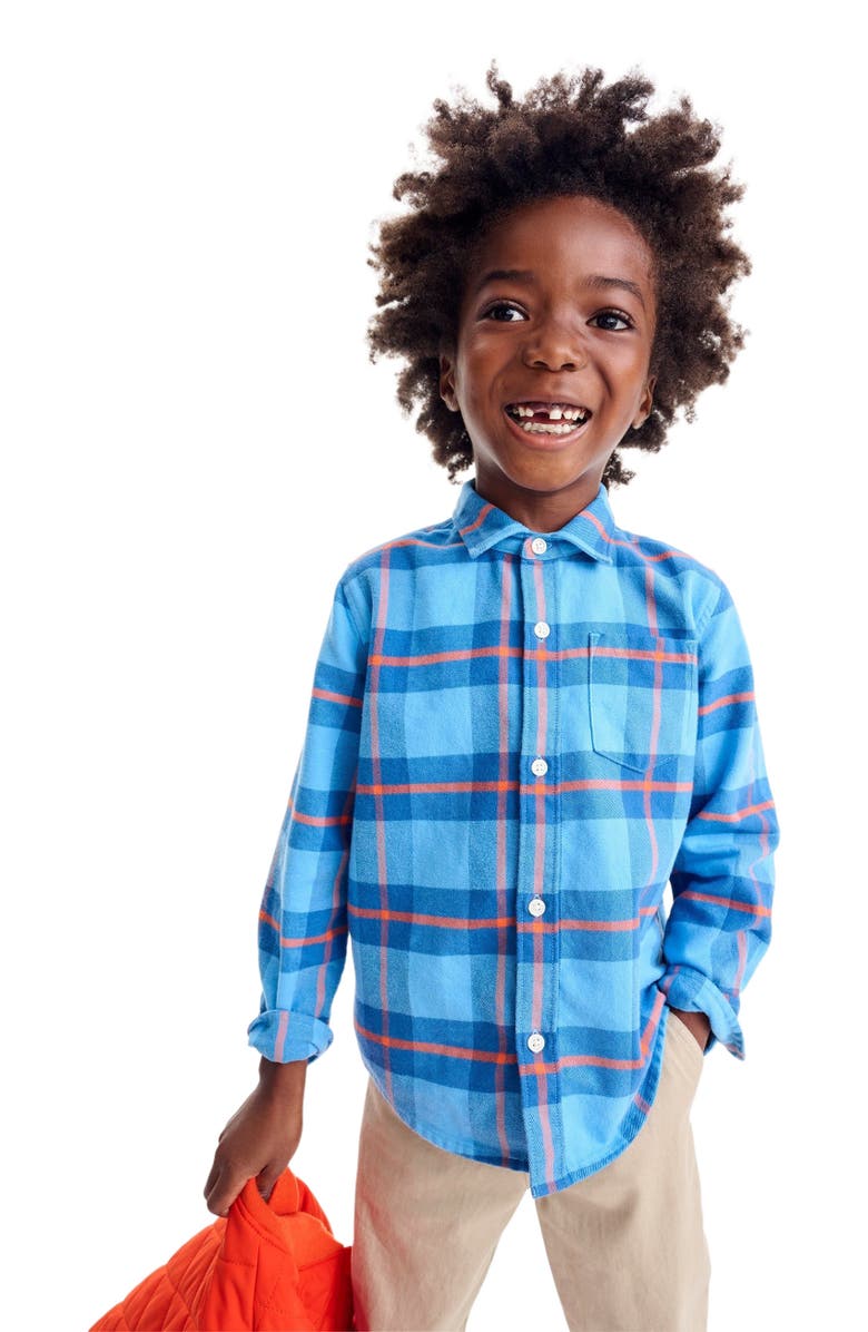 Primary Long Sleeve Flannel Plaid Button Down, Alternate, color, 