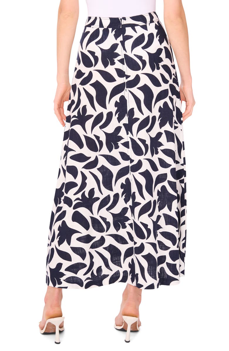 CeCe High Waist Maxi Skirt, Alternate, color, Classic Navy