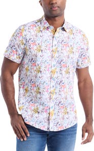 Robert Graham Short Sleeve Button Front Woven Shirt
