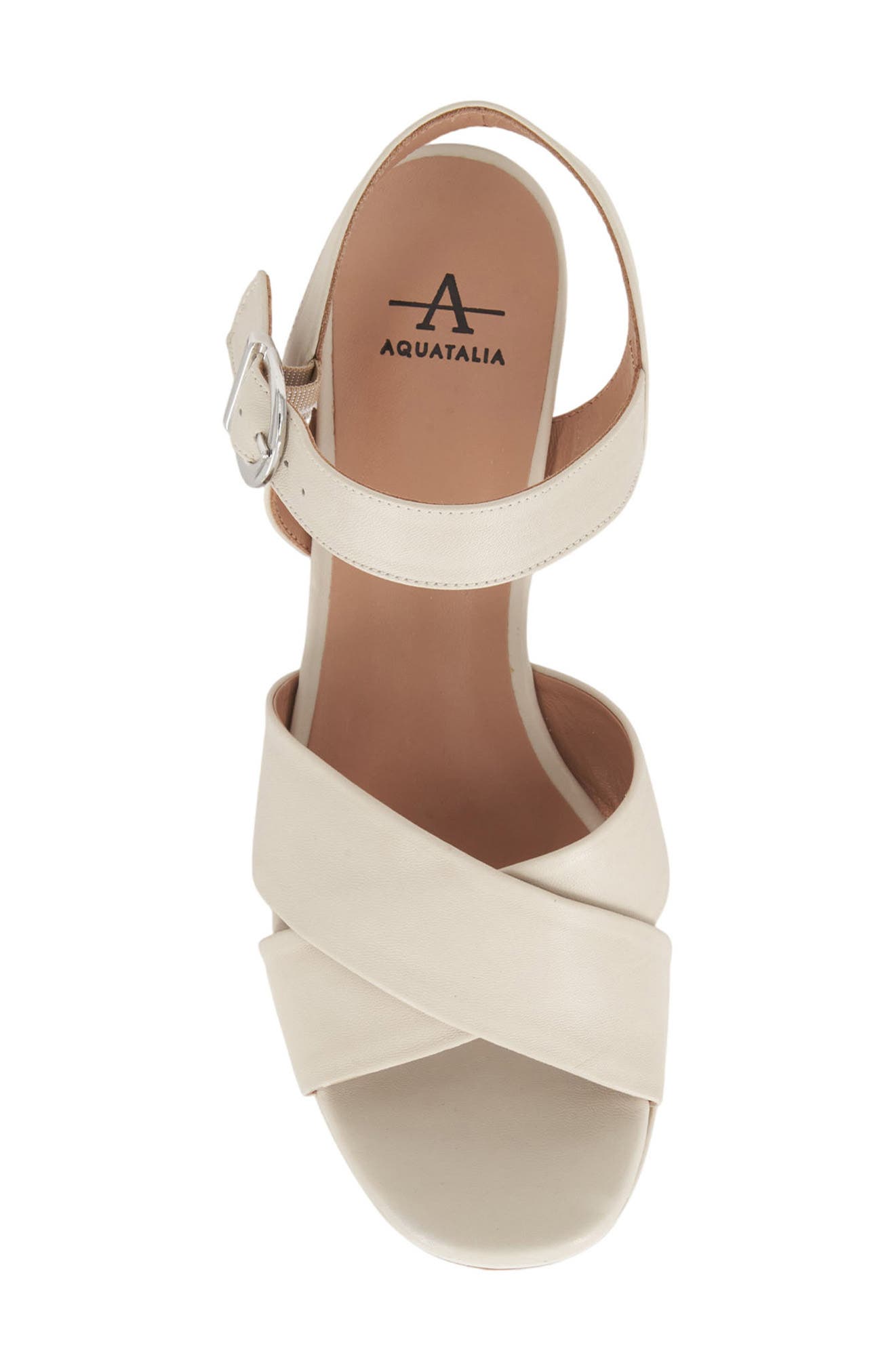 Aquatalia Mianna Platform Sandal, Alternate, color, Off White