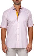 Maceoo Galileo Marthy Short Sleeve Cotton Button-Up Shirt