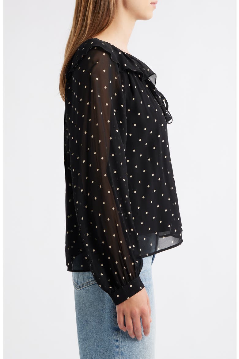 Honora Ruffle Top, Alternate, color, POLKA DOTS