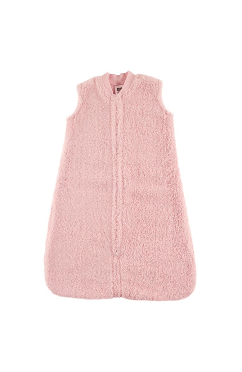 Hudson Baby Fluffy Sleeping Bag, Main, color, Pink Sherpa