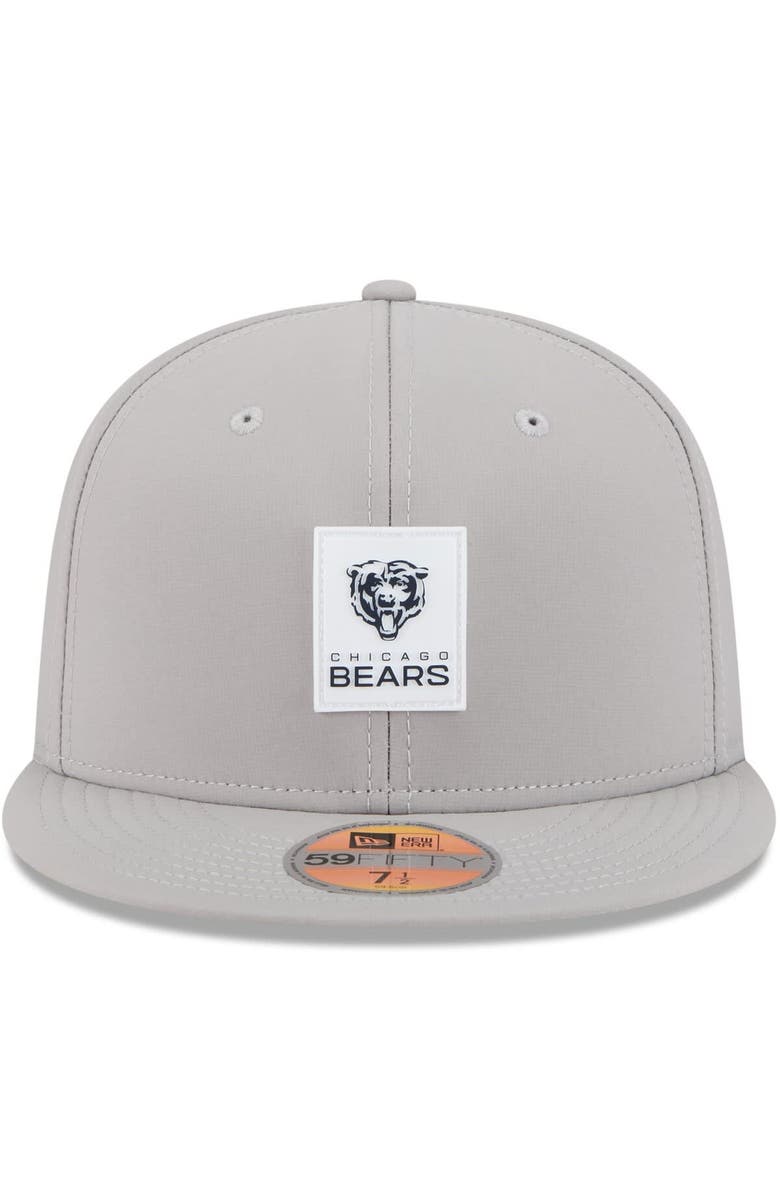 New Era Men's New Era Gray Chicago Bears 2025 Sideline  59FIFTY Fitted Hat, Alternate, color, 