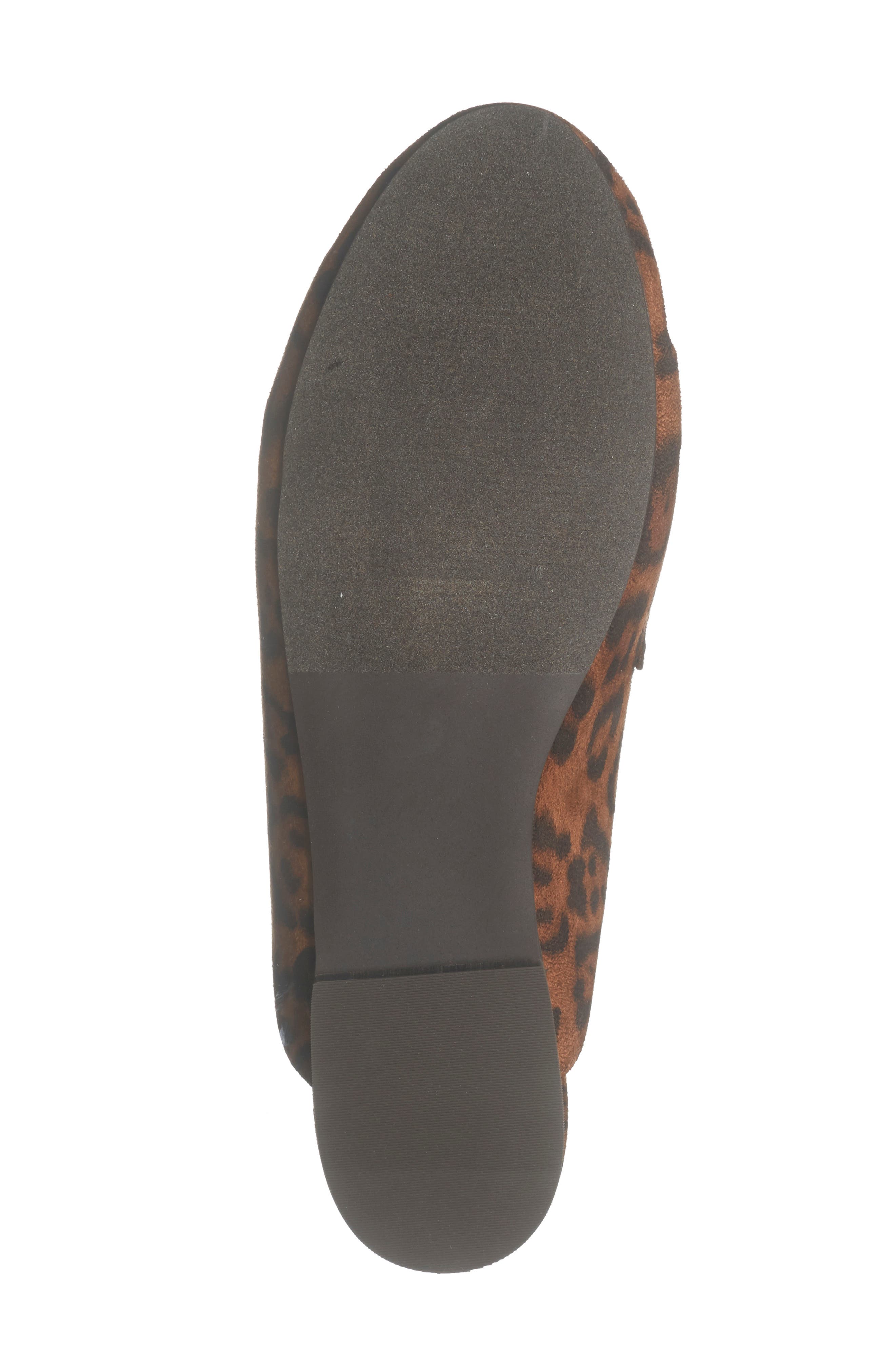 Meena Flat Mule, Alternate, color, BROWN LEOPARD