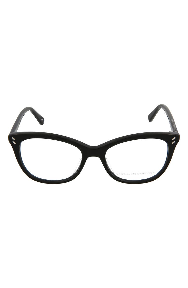 Stella McCartney 50mm Square Optical Frames, Main, color,