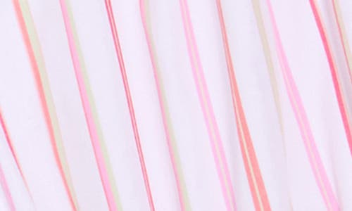 Derek Lam 10 Crosby Tora Pinstripe Sleeveless Fit & Flare Dress In Pink