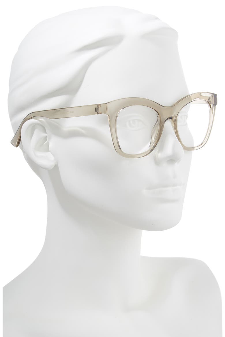 Harlot's Bed 51mm Blue Light Blocking Reading Glasses, Alternate, color, TAN